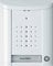 Schneider Electric Ritto Türstation, Entravox, Audio für 1-Familienhaus, Gegensprechanlage mit Beleuchtung und Klingeltaste, Aufputz, Außeneinheit, weiss, Artikelnummer 1840170