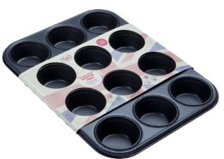 Great British Bakeware with GlideX 12-Cup Deep Muffin Tray