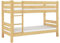 Erst-Holz® Teilbares Etagenbett Massivholz Kiefer 90x200 + Matratze Stockbett Doppelbett 60.11-09 100 M
