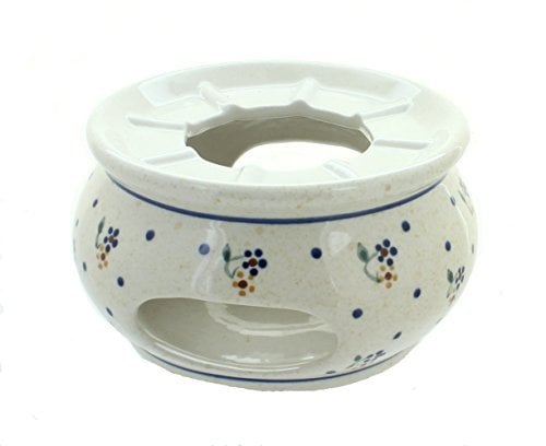 Blue Rose Polish Pottery Country Meadow Teapot Warmer