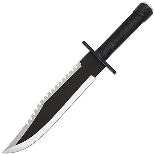 Anglo Arms Großes 'Rambo' Jagdmesser, Outdoormesser mit Hülle (29317B) inklusive Survival Set