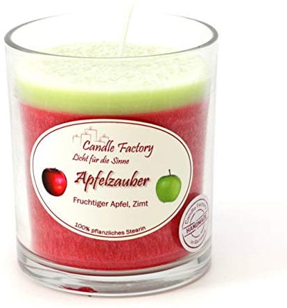 Candle Factory Party Light Duftkerze im Glas Duft: Apfelzauber