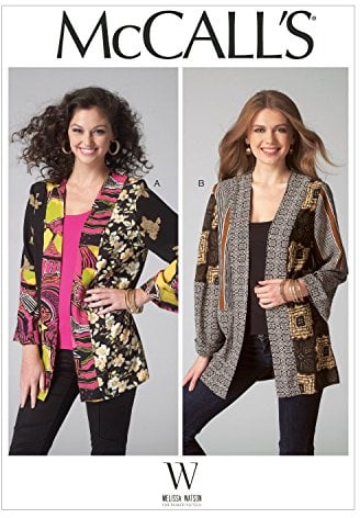 McCall's Patterns 7132 ZZ Sizes Large 16-18/X-Large 20-22/2X-Large 24-26 Misses Jackets Sewing Pattern