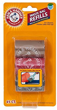 ARM & HAMMER LITTER SCOOP WASTE BAG 3CT REFILLS