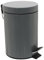 JJA 105614 Poubelle Métal Gris 3 L