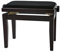 Gewa piano bench Deluxe, solid wood, height-adjustable rosewood matt