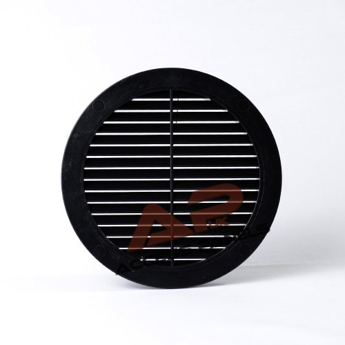 Circle Air Vent Grille Cover BLACK 100mm (4) Ducting Ventilation Grill Cover