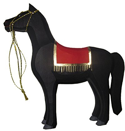 Lotte Sievers-Hahn Araber stehend aufgezäumt Krippenfigur mit Baumwollbeutel