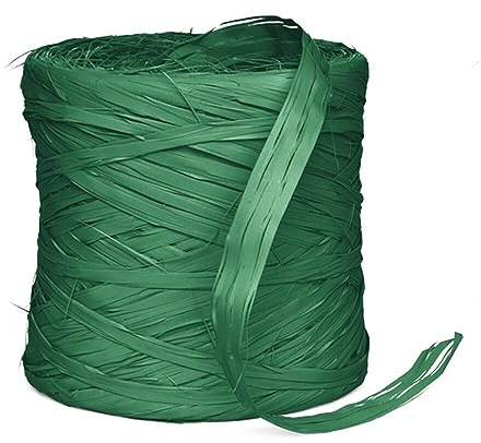 Geschenkbast-Raphia dunkelgrün 200 m, 1 Rolle(n)