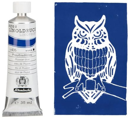 aqua-Linoldruck Farbe, 35ml, Preußischblau [Spielzeug]