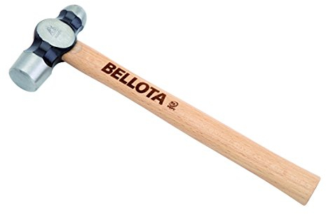 Bellota 8011-G - Martello Meccanico a Sfera con Manico in Legno per Officina e Lavori nell'Edilizia