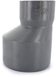 First Plast - Raccord PVC Évacuation - Réduction Excentrée Mâle Femelle 100/63