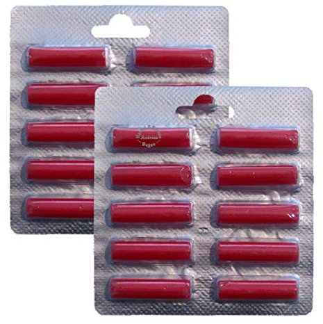 für KIRBY 20x Duftstäbchen - Duft Rose für viele Staubsauger z.B, AEG, Vorwerk, Miele, Bosch, Siemens (6013)