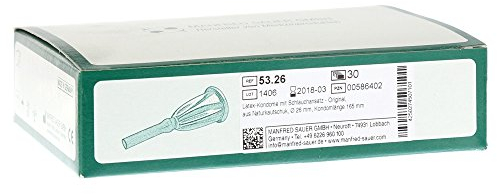 Latex-Urinalkondome - Original - 26mm - PZN 00586402 - (30 Stück).