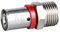 Pressfitting Übergang 20x3/4 AG für Aluverbundrohr Mehrschichtverbundrohr Verbundrohr PEX