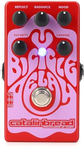Catalinbread Bicycle Delay Pedal – Premium Digital Delay Effects Pedal for Electric Guitar with Unique Modulation, Warm Vintage Echo Tones, and Versatile Sound Shaping Capabilities