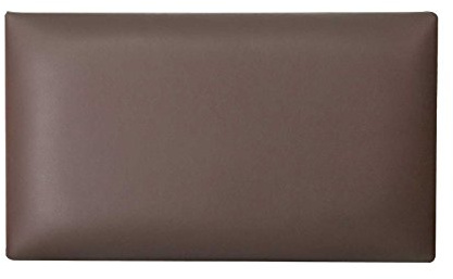 K&M 13821 Sitzpolster Braun - Kunstleder-Polstersitz mit breiter Sitzfläche für K&M Keyboard- und Klavierbank