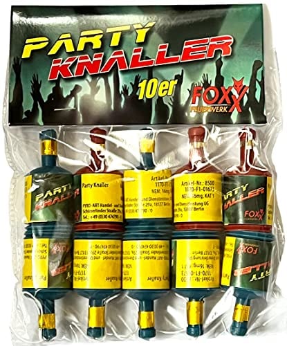 200 Party-Knaller - Ziehknaller Party Spider