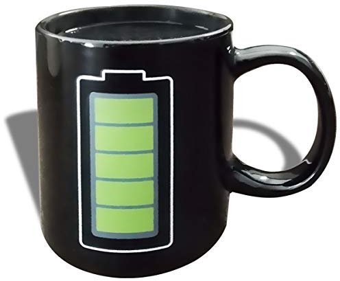 taza termo pila termo-reactiva taza cambiante recargada