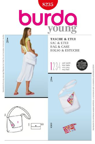 Burda Schnittmuster 8235 Tasche & Etui,Sacs,Bags,Bolsos