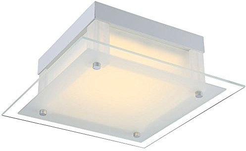 LED Deckenleuchte 1-flammig Quadro I Gr??e: 10,3 cm H x 45 cm W x 45 cm T, Leuchtmittel: 1 x LED 20,5 W 60,8 V 2970 Lm 3000 K