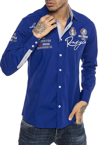 Redbridge Herren Regular Fit Freizeithemd R-2130