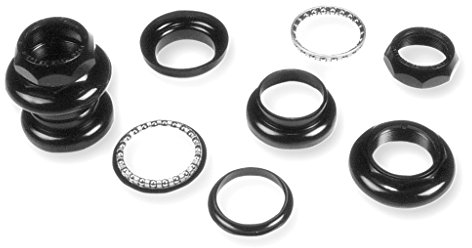 V BIKE Lenker mit Gewinde Kugellager 1in Schwarz Metall Fahrradlenker