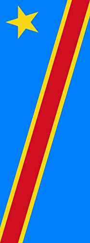 magFlags Drapeau Congo-Kinshasa (République démocratique) | Portrait Flag | 6m² | 400x150cm