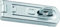 ABUS Hasp and Staple 100/80 - Device for Padlocks - for rebated Doors - ABUS Security Level 4 - Silver