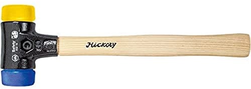 Wiha Safety Schonhammer / Hammer mit Härtegrad 7 - gelb, gelb / Kunststoffhammer rund, Gewicht 1100 g, Länge 360 mm, Ø 50 mm