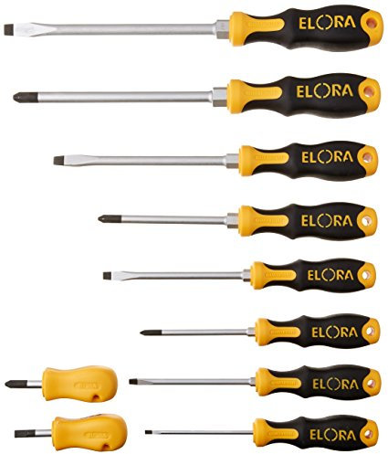 Elora 410601000 2K-Schraubendreher-Set OMS-6 10 Stück