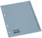 Büroring Register A-Z, A5, hoch, 20-teilig, PP-Folie, grau, 125 my