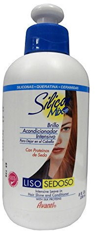 Acondicionador Avanti Silicon Mix Intensive Leave In con proteína de seda 236 ml