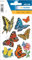 HERMA 3801 Aufkleber Schmetterlinge Bunt klein groß, 24 Stück, Schmetterling Sticker mit Blumen, Butterfly Etiketten für Fotoalbum Tagebuch Poesiealbum Scrapbooking Dekoration Briefe DIY Basteln