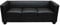 Mendler 3er Sofa Couch Loungesofa Lille - Kunstleder, schwarz