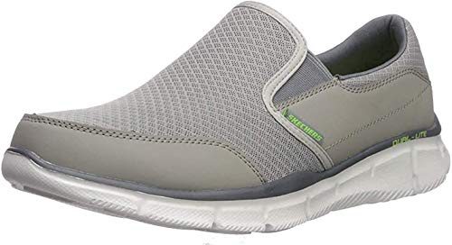 Skechers Men's Equaliser Persistent Low-Top Sneakers, Gray, 8 UK