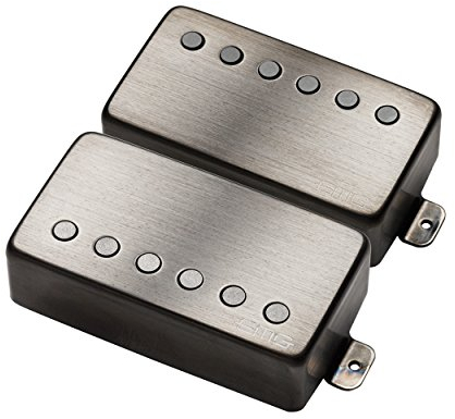 EMG JH James Hetfield Tonabnehmer für E-Gitarre, gebürstetes schwarzes Chrom