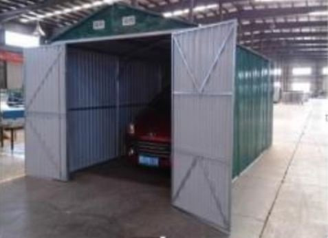 Italfrom Box Casetta Casette Rimessa Ripostiglio Garage Auto Giardino Zincata Verde Misura cm 500x300x232h - cod. [4535]