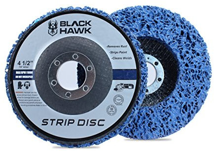 BHA Easy Strip Discs Clean and Remove Paint, Rust and Oxidation 4-1/2” x 7/8” - 5 Pack