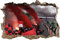 Ultras Nürnberg Fans, 3D Wandsticker Format: 92x62cm, Wanddekoration