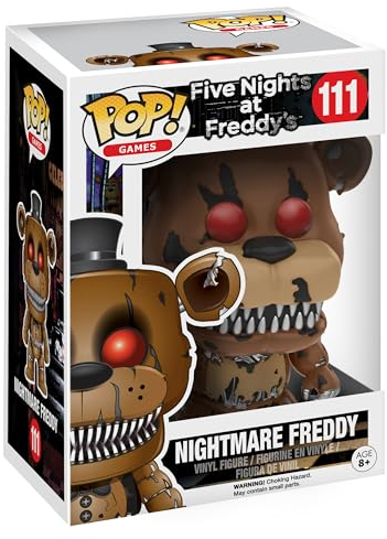 Funko POP! Games: Five Nights At Freddy's (FNAF) - Nightmare Freddy - Vinyl-Sammelfigur - Geschenkidee - Offizielle Handelswaren - Anime Fans