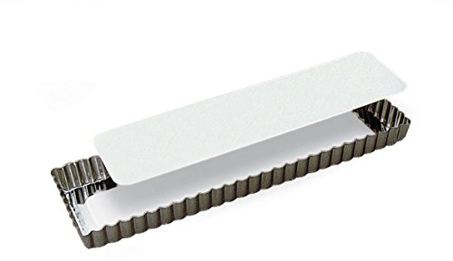 Moule rectangle en fer blanc avec fond amovible - Cannelés