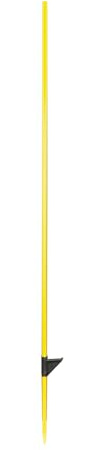 Fiberglaspfahl, 125cm, 12mm Durchmesser, gelb