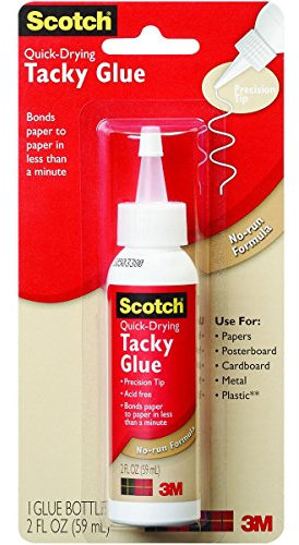 Scotch Quick Dry Tacky Glue 2oz-