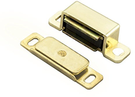 CARLISLE FTD840NP Nickel Plated Heavy Duty Deluxe Magnetic Catch 6 kg Pull