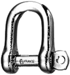 Wichard Manille avec boulons HR geschweift 8 mm, 57386