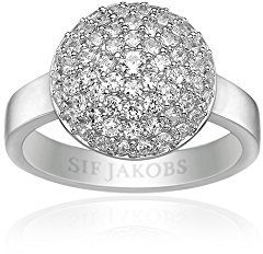 Sif Jakobs Jewellery Damen Ring Milan Piccolo mit weißen Zirkonen, Gr. 60