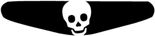 Play Station PS4 Lightbar Sticker Aufkleber Totenkopf (schwarz)