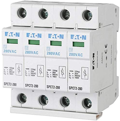 Eaton 167611 Überspannungsableiter steckbar, 4P, 460VAC, 4x20kA