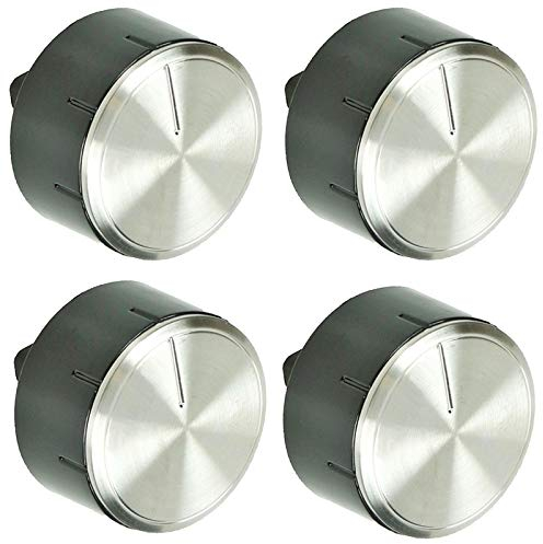SPARES2GO Drehknopf Schalter Knopf kompatibel mit Bosch Herd Ofen (4 Stück)